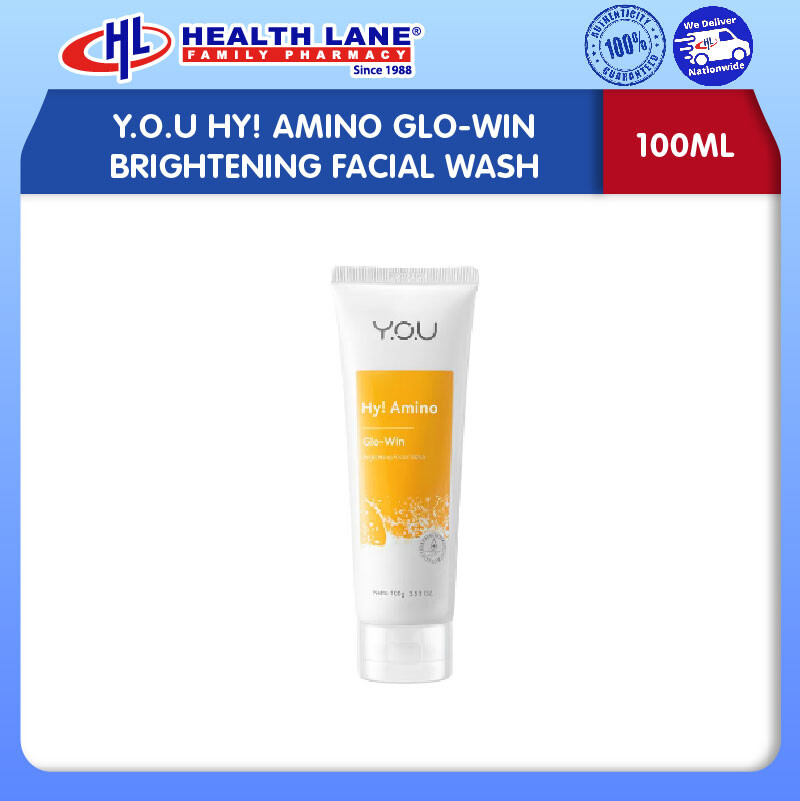 Y.O.U HY! AMINO GLO-WIN BRIGHTENING FACIAL SABUN 100ML